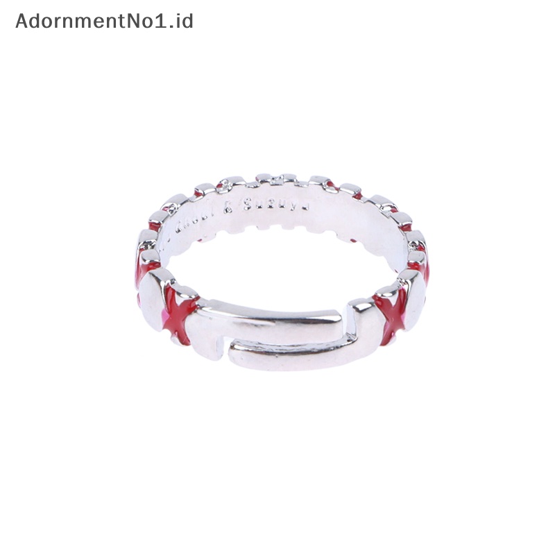 [AdornmentNo1] Anime Cos Tokyo Ghoul JUZO SUZUYA REI Boy cincin jari yang dapat disesuaikan untuk wanita pria Cosplay perhiasan aksesori hadiah