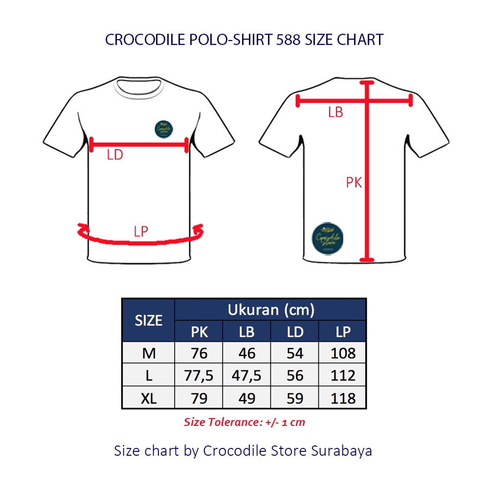 Kaos Kerah Pria Crocodile 588-793