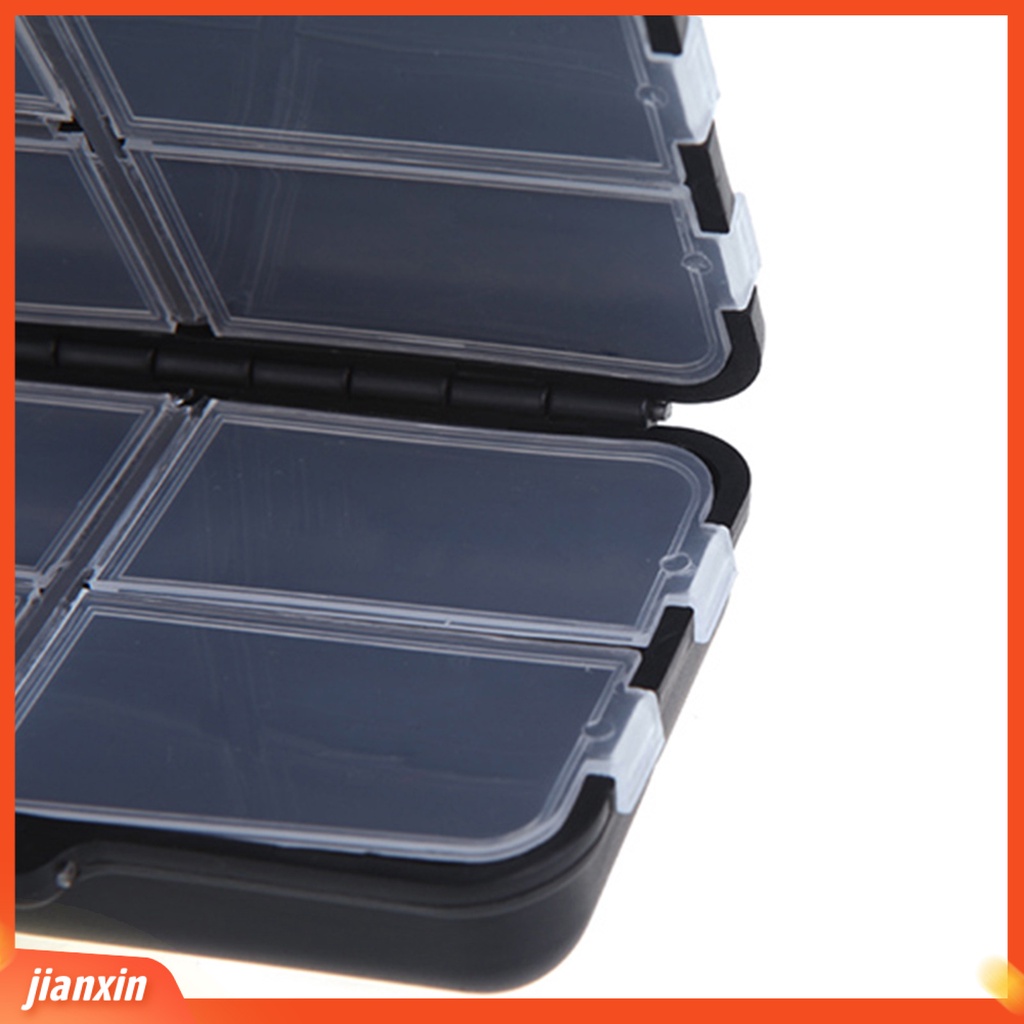 (In Stock) 9kompartemen Umpan Pancing Sendok Kait Umpan Tackle Case Kotak Plastik