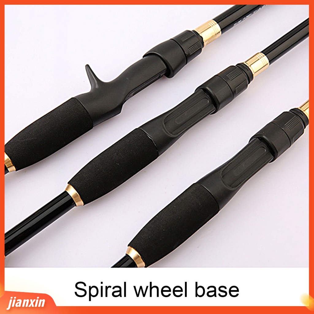 (In Stock) 1.6 /1.8 /2.1 /2.4m Joran Pancing Ultra Pendek Portable Roda Spiral Duduk Serat Karbon Teleskopik Air Tawar Air Asin Mini Pancing Alat Pancing