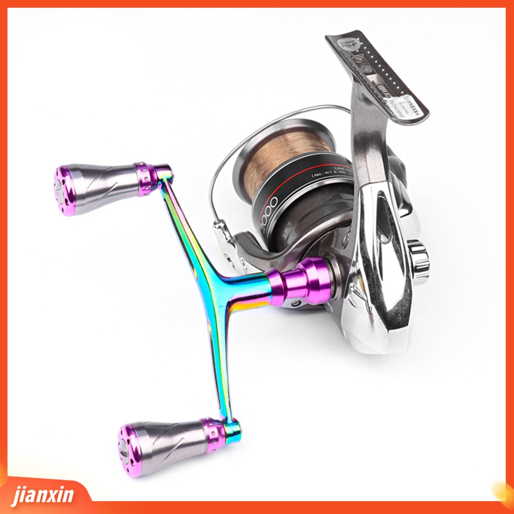 (In Stock) Reel Pancing Gagang Anti Korosi Double Rocker Arm Pengganti Aluminium Alloy Memancing Rocker Arm Untuk Angling