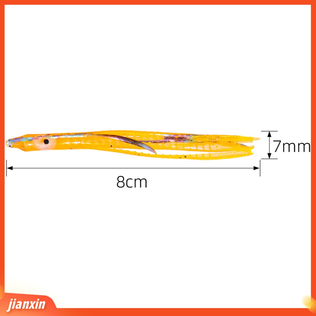(In Stock) 10Pcs Umpan Cumi Luminous Praktis Banyak Digunakan Aksesoris Handal Buatan Memancing Memikat Alat Pancing