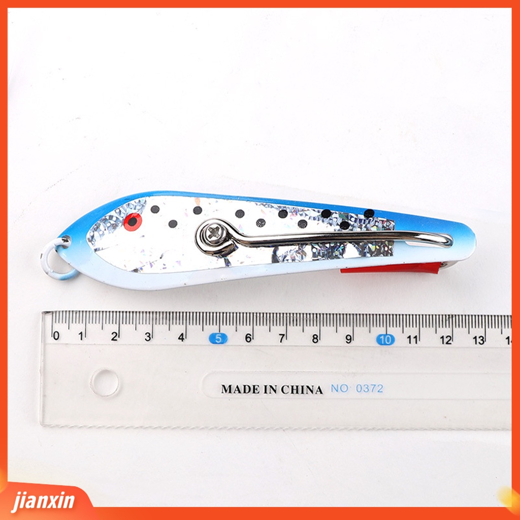 (In Stock) 12.5cm /35g Reusable Fishing Lure Sharp Hook Tekstur Unik Efisiensi Tinggi Umpan Buatan Fishing Tackle