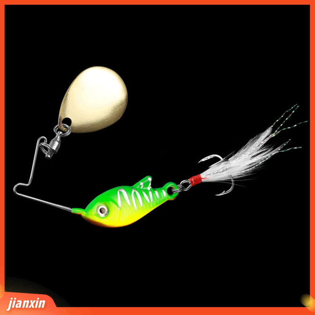 (In Stock) Umpan Umpan 3D Simulasi Fisheye Treble Hook Simulasi Payet Angling Komposit Logam Berputar Umpan Payet Memancing Luar Ruangan