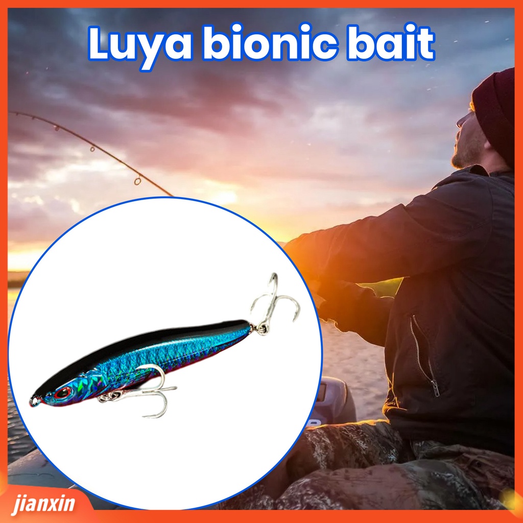 (In Stock) 7.5cm /9g Umpan Bionik Simulasi Menggoda Kait Treble Realistis Angling Tenggelam Pensil Mikro-object Umpan Memancing Luar Ruangan
