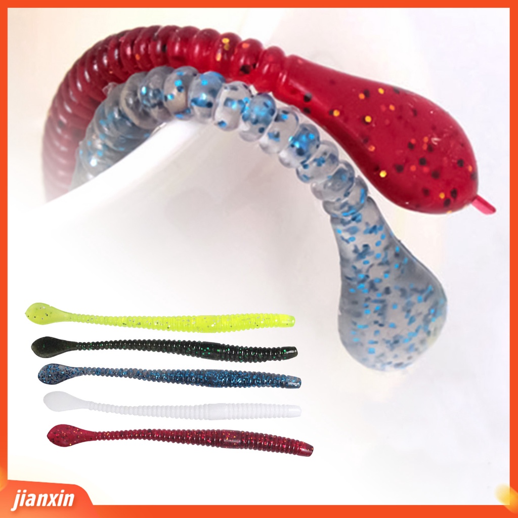 (In Stock) 8Pcs /Set Umpan Pancing Kedip Desain Chip Efek Umpan Tinggi Cacing Apung Portabel Seperti Umpan Untuk Outdoor