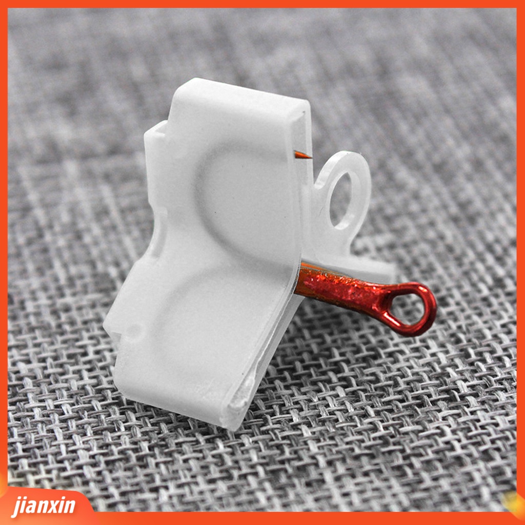 (In Stock) 100Pcs /Set Treble Hooks Cover Anti Gores Kekuatan Tinggi Putih Ringan Tahan Lama Treble Hook Sarung Case Sarung Untuk Outdoor