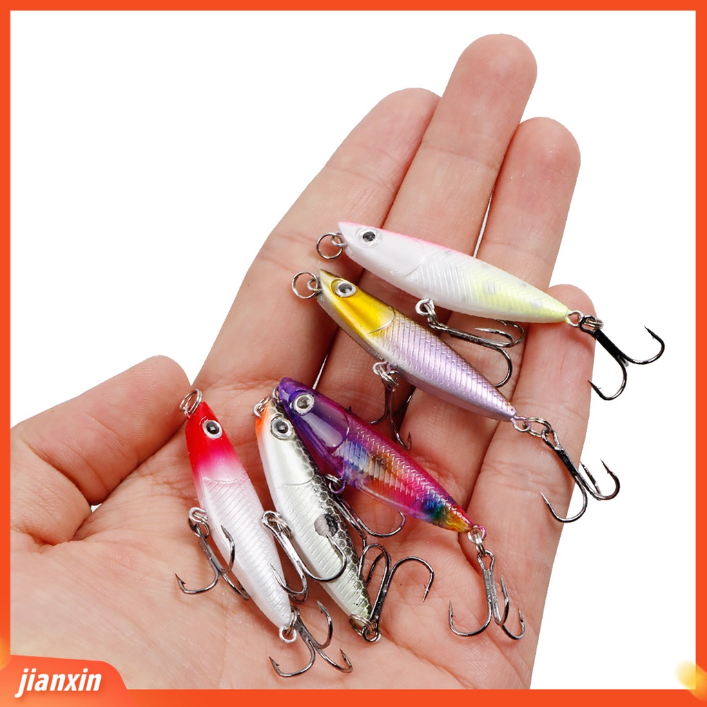 (In Stock) 45mm Mini Lifelike Bionic Hard Bait Umpan Ikan Palsu Dengan Kait Alat Perlengkapan Pancing