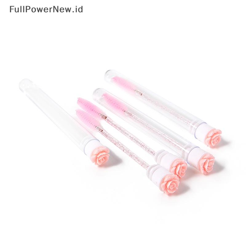 Power 5PCS Elash Extension Alat Sikat Alis Bulu Mata Maskara Wands Tube Reusable ID