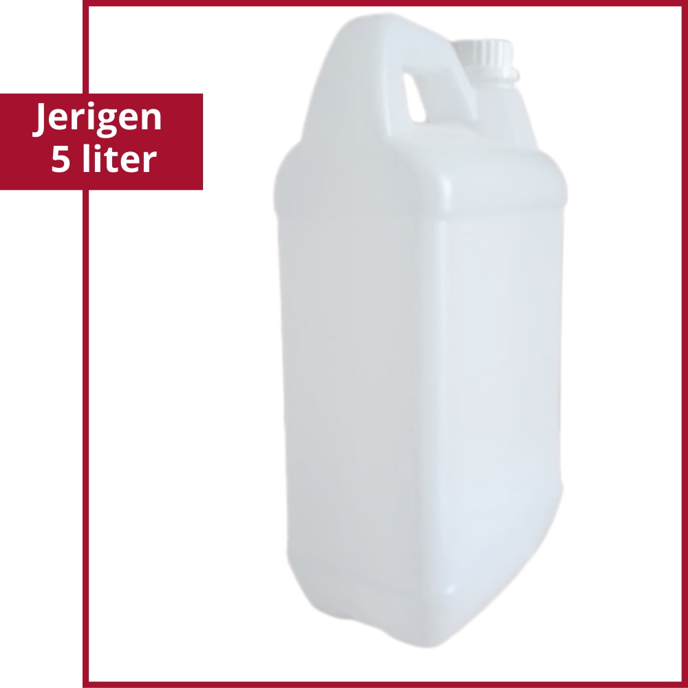 PROMO Jerigen 5 Liter TEBAL Bekas Safety Box (Jerigen) kemasan cairan kimia pembersih lantai alkohol hand sanitizer minuman refil parfum oli MINYAK