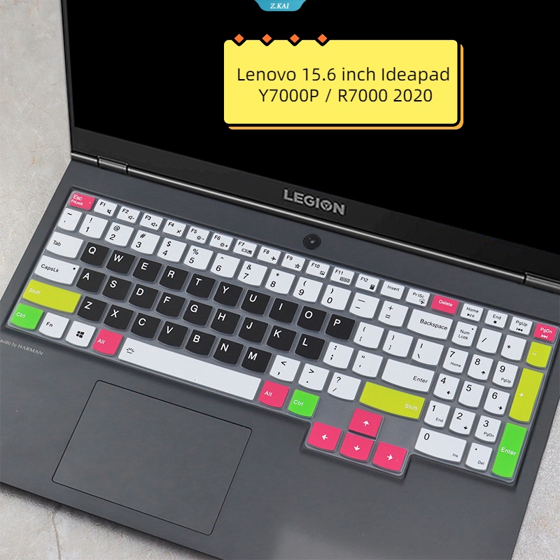 Silikon Tahan Air Dan Debu Full Coverage Pelindung Keyboard Komputer Lenovo Untuk 15.6 Inch Lenovo Ideapad Y7000P/R7000 2020film Keyboard Komputer Ramping [ZK]