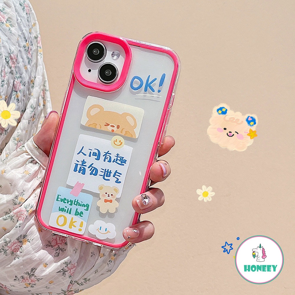 Cute Puppy 3-in-1 Phone Case Kompatibel Untuk iPhone 14 Pro 13 12 Pro Max Casing iPhone 11xr XS 7 8Plus Karakter Cina Lucu Penutup Belakang