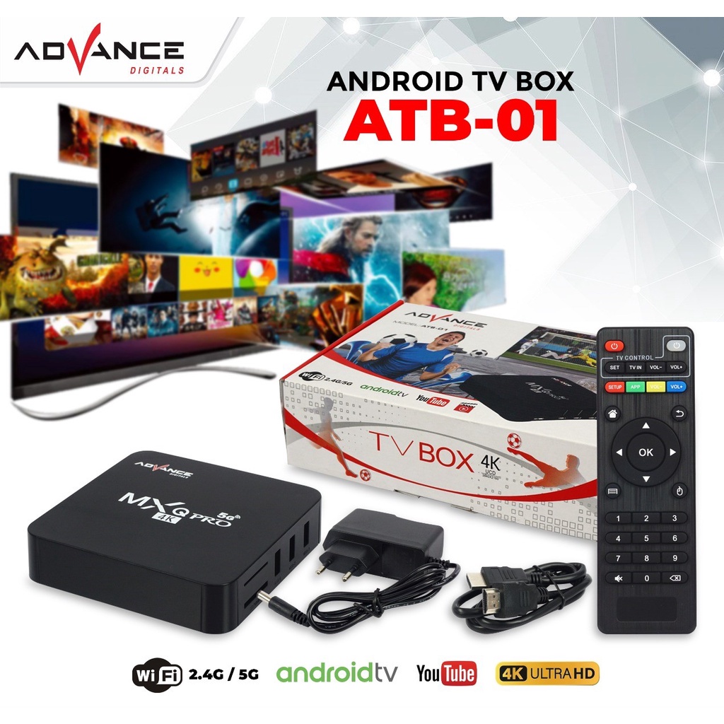 Penerima siaran TV digital Advance STP-A01 / A02 / STB / Set top box /Android box ATB01