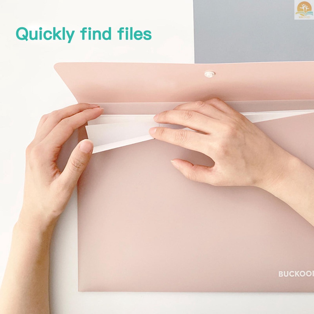 In Stock Expanding File Folder 1saku Amplop Plastik File Organizer Dengan Penutup Tombol Smap Portable Ukuran A4 Desktop Dokumen Penyimpanan Untuk Kupon Invoice Nota Kartu Tiket
