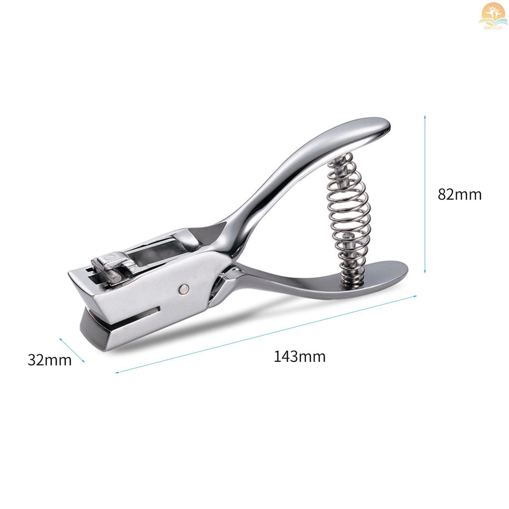 In Stock KW-triO Metal Single Hole Puncher 1-Hole Paper Punch Kapasitas 8lembar Untuk ID Card PVC Slot Foto Dan Paper Chipboard Dokumen Proyek Seni Kantor Sekolah Perlengkapan Rumah