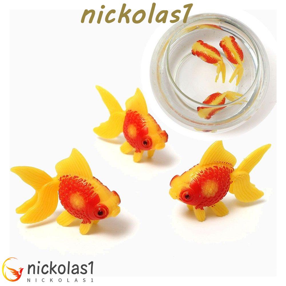 NICKOLAS1 3 Pcs Ikan Palsu 3 Pcs Ornamen Aquatic Pets Aquarium Tank
