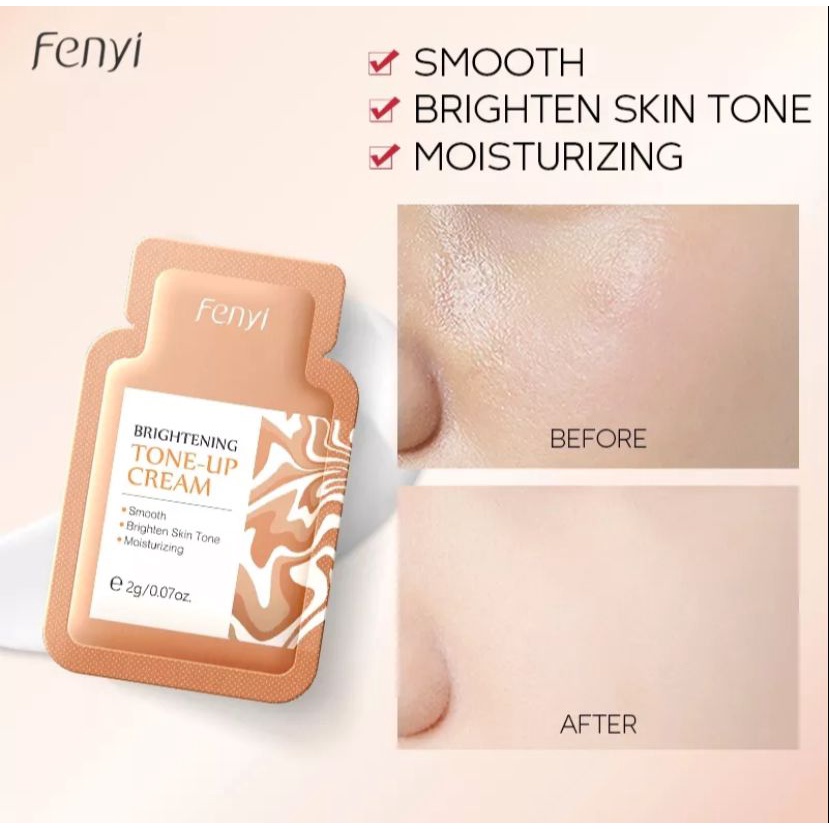 Fenyi Brightening Tone UP Cream Waterproof Tahan Air Make Up Primer Moisturizer 2g