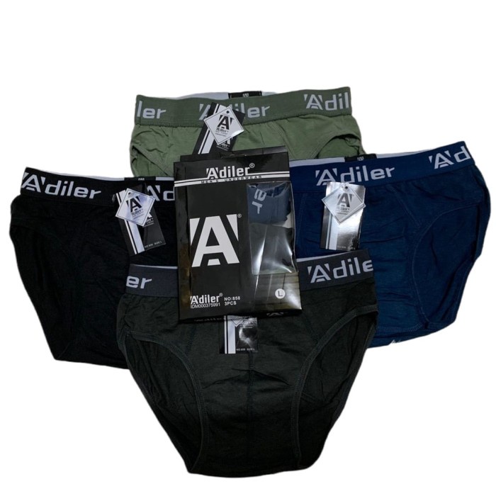 - CELANA DALAM PRIA ADILER 1BOX /3 PCS CELANA DALAM PRIA DEWASA/SEPAK