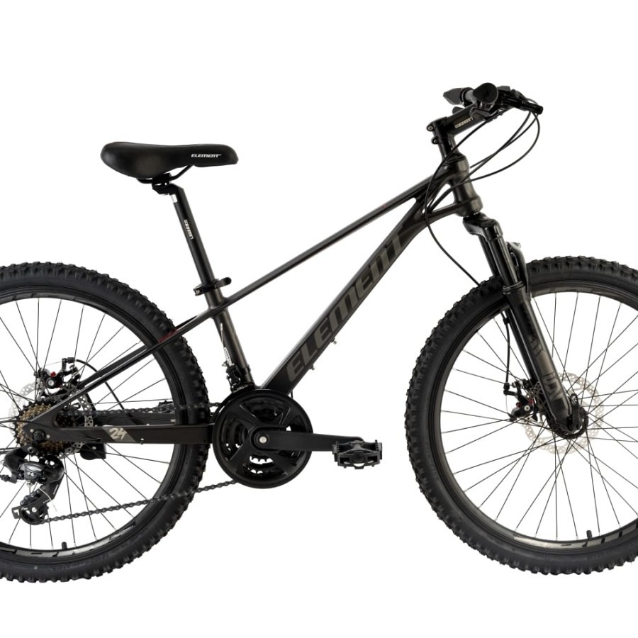 Sepeda gunung mtb 24 inc element frame alloy high quality 24 speed shimano rem cakram