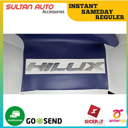 Engine Hood Emblem Hilux / Logo Hilux/Logo Kap Mesin Toyota Hilux