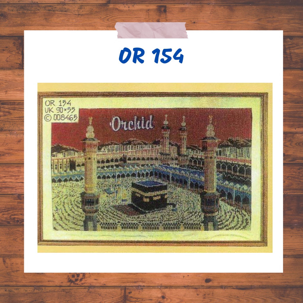 Kristik Kit Orchid OR 154 Ka'bah DIY