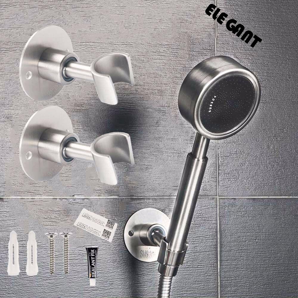 【 ELEGANT 】 Bracket Kepala Shower Tanam Tembok Universal360° Holder Semprotan Shower Rotasi