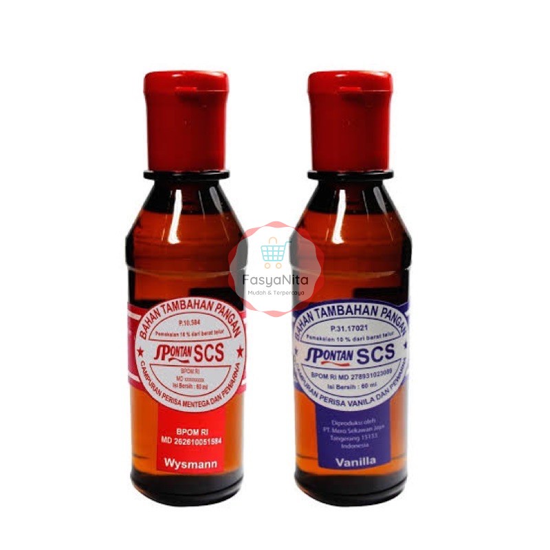

SPONTAN SCS Vanila Wysmann 60ML (Cake Softener/ Pelembut Kue)