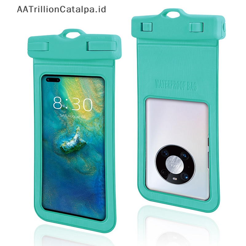 IPHONE Aatrillioncatalpa IP68 Waterproof Phone Pouch/Case, Casing Hp Anti Air Untuk Iphone14 13 12 11 Pro Max XS Plus ID Hp Samsung Galaxy