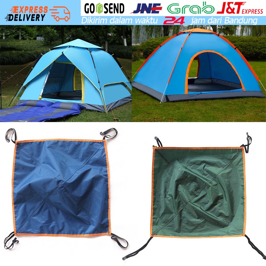 Tutup Tenda Kap 2 3 4 Orang Layer Tenda Bagian Atas / Tenda Berkemah Di Luar Ruangan