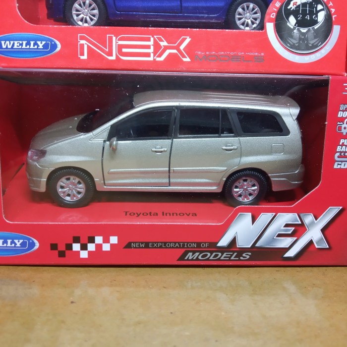 Diecast toyota kijang innova barong - Biru Muda