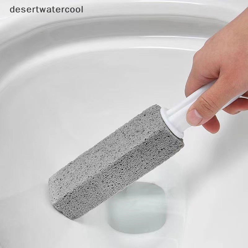 Deid Toilets Cleaner Stone Natural Pumice Stone Sikat Wc Batu Pembersih Cepat Dengan Gagang Panjang Gadget Kamar Mandi Martijn