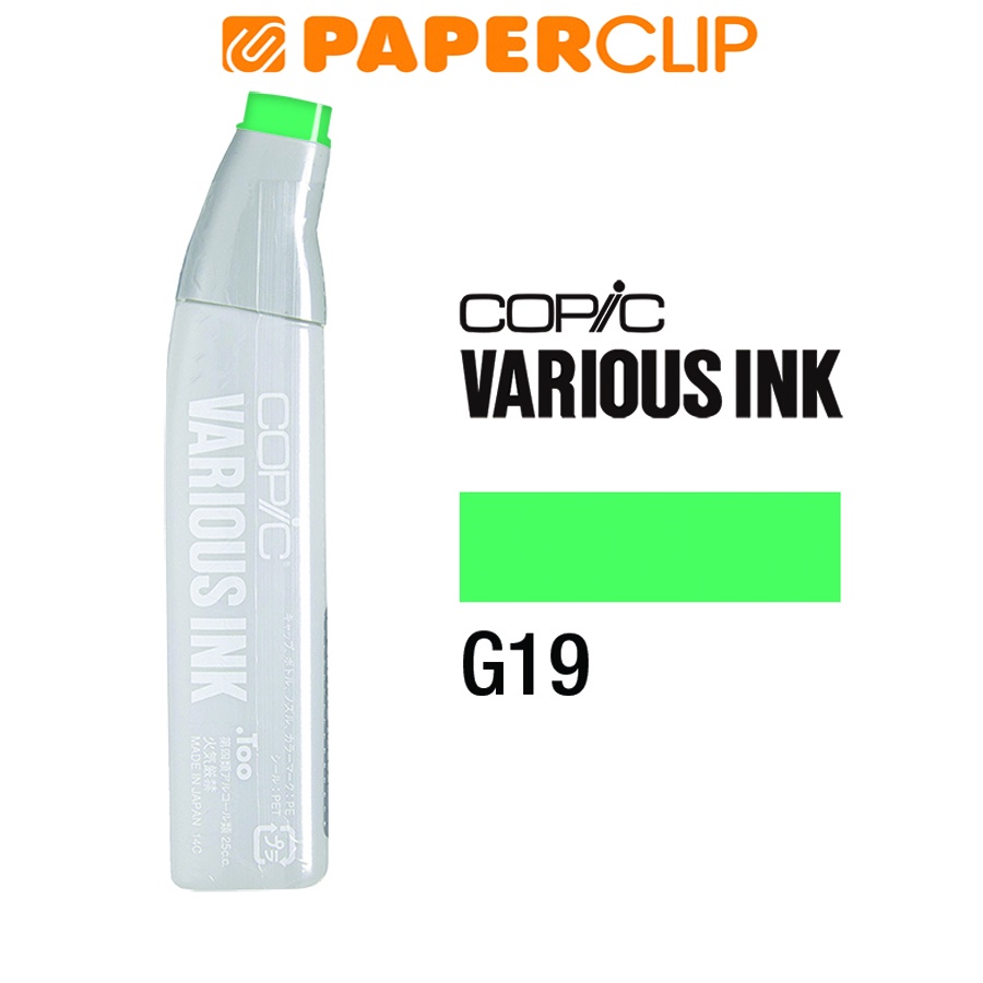 

COPIC VARIOUS INK CVI-G19 BRIGHT PARROT GREEN