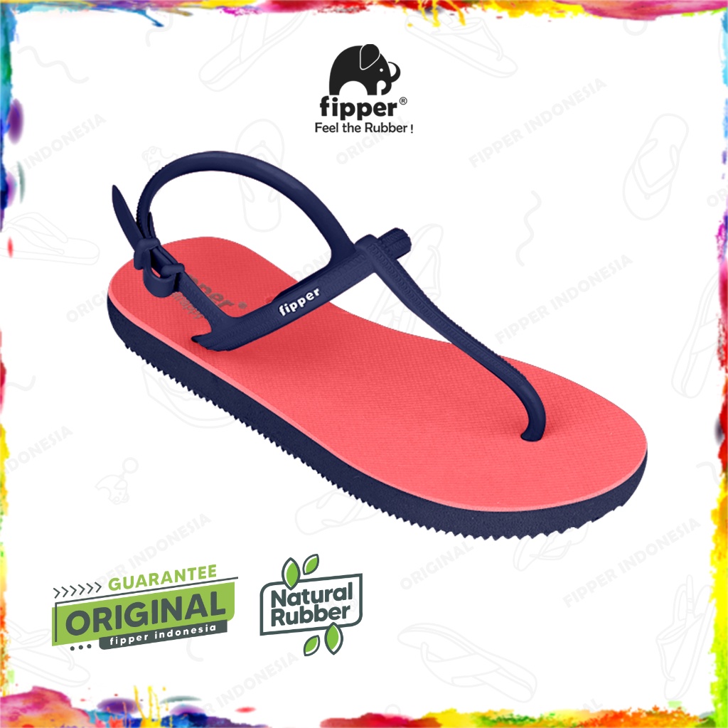 Fipper Strappy Pink Punch / Navy