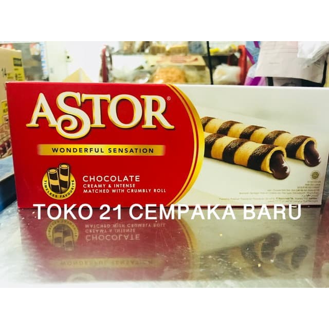 

Astor Wafer Stick Chocolate 150 gr | Rolls Coklat Cokelat Astor 150g