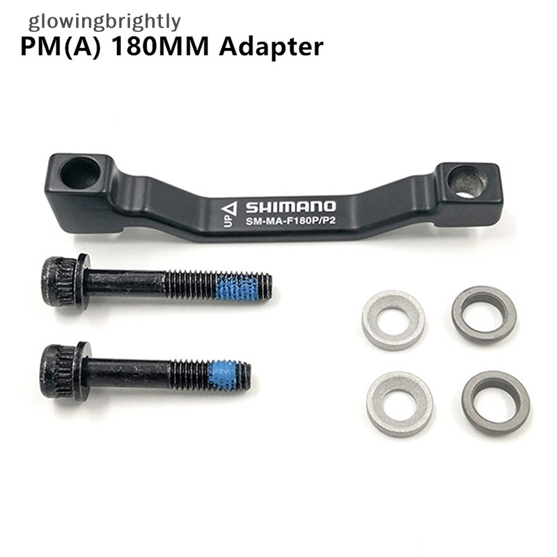 [glowingbrightly] Sm MA F180P/P2 Disc Brake Caliper Post PM Mount Adaptor (Depan) (180mm) (P/P) TFX