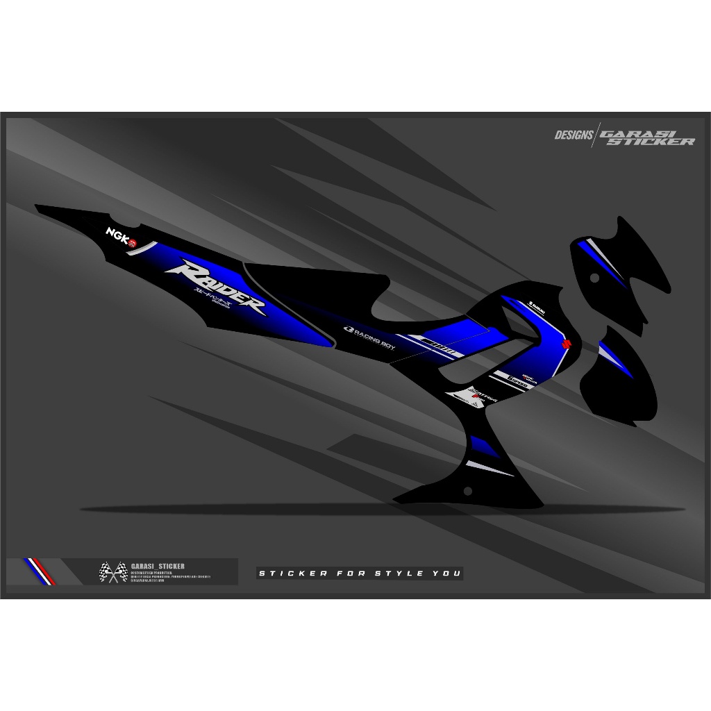Striping / Stiker Satria Fu Barong /Satria Fu Lama Raider