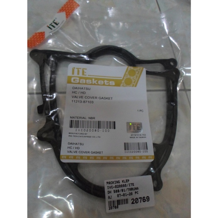 SPAREPART OTOMOTIF- Packing Klep/ Tutup Klep Daihatsu Espass, Taruna, Feroza, Classy ITE -KOMPONEN A