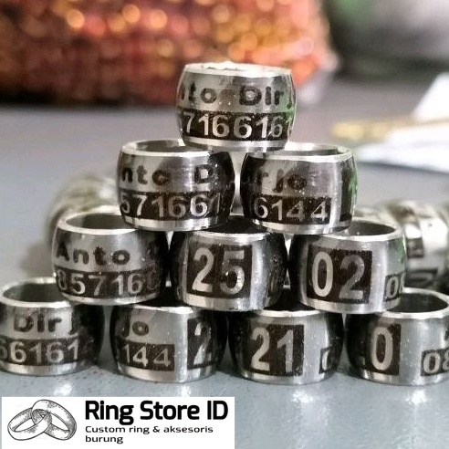 RING BURUNG BAJA DONAT LASER MERPATI PUTER PELUNG