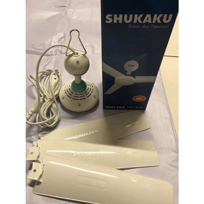 ceiling fan shukaku 8w 8 watt kipas baling shukaku kipas angin gantung