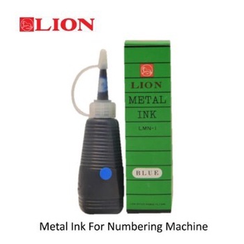 

Tinta Lion Metal Ink Numbering Machine - Hitam