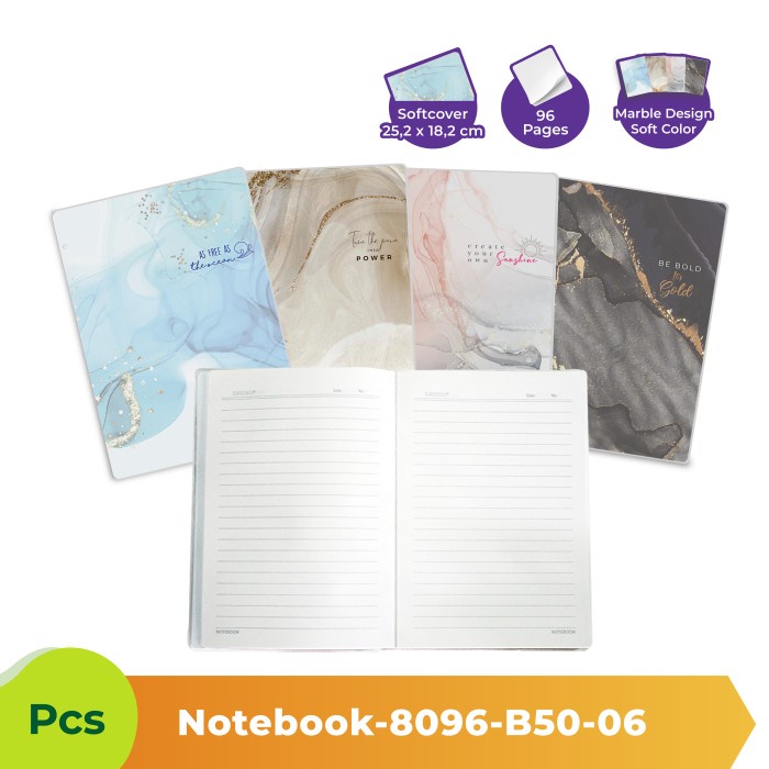 

GREEBEL BOOK / BUKU TULIS / NOTEBOOK 8096-B5O-06 - Hitam