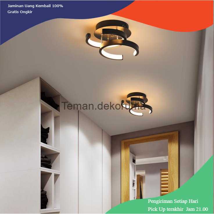 TD - LMP Utrade Lampu LED Plafon Dimmable Ceiling Light C-Ring 3 Color 18W - L888