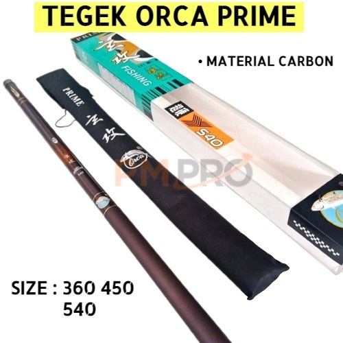 Joran Tegek Orca Prime 540 450 360 Action Hard Tegek Pancing Carbon Kaku Kuat Murah Gratis Ongkir
