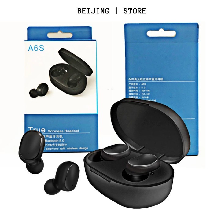 AirsPro A6S Airdots Headset Bluetooth 5.0 TWS True Wireless Earphone