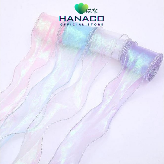 

HANACO - PTA5 HOLOGRAM Pita Korea / Pita Colorful / Pita Kado Bunga Cantik Glossy Warna Warni No Cangkang