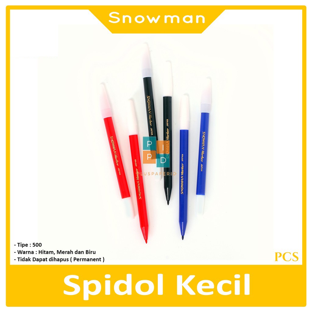

SNOWMAN - Spidol Marker Warna Kecil - Pcs