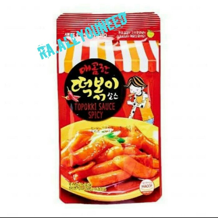 

Sauce Tokpokki Sempio Topokki Tteokbokki Sauce ( Spicy) 150gr -