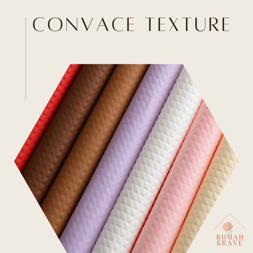 

RUMAH KRAVE - Convace Texture Wrapping Paper Timbul Tekstur Buket Kado