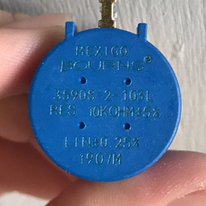 Potensio Bourns Multiturn 10K Ohm Tyas Elektro