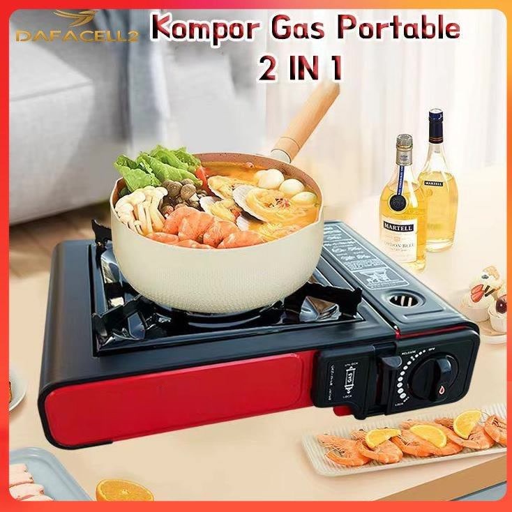 KOMPOR PORTABLE Kompor Gas Portable Kompor Portabel 2in1 Kompor Gas